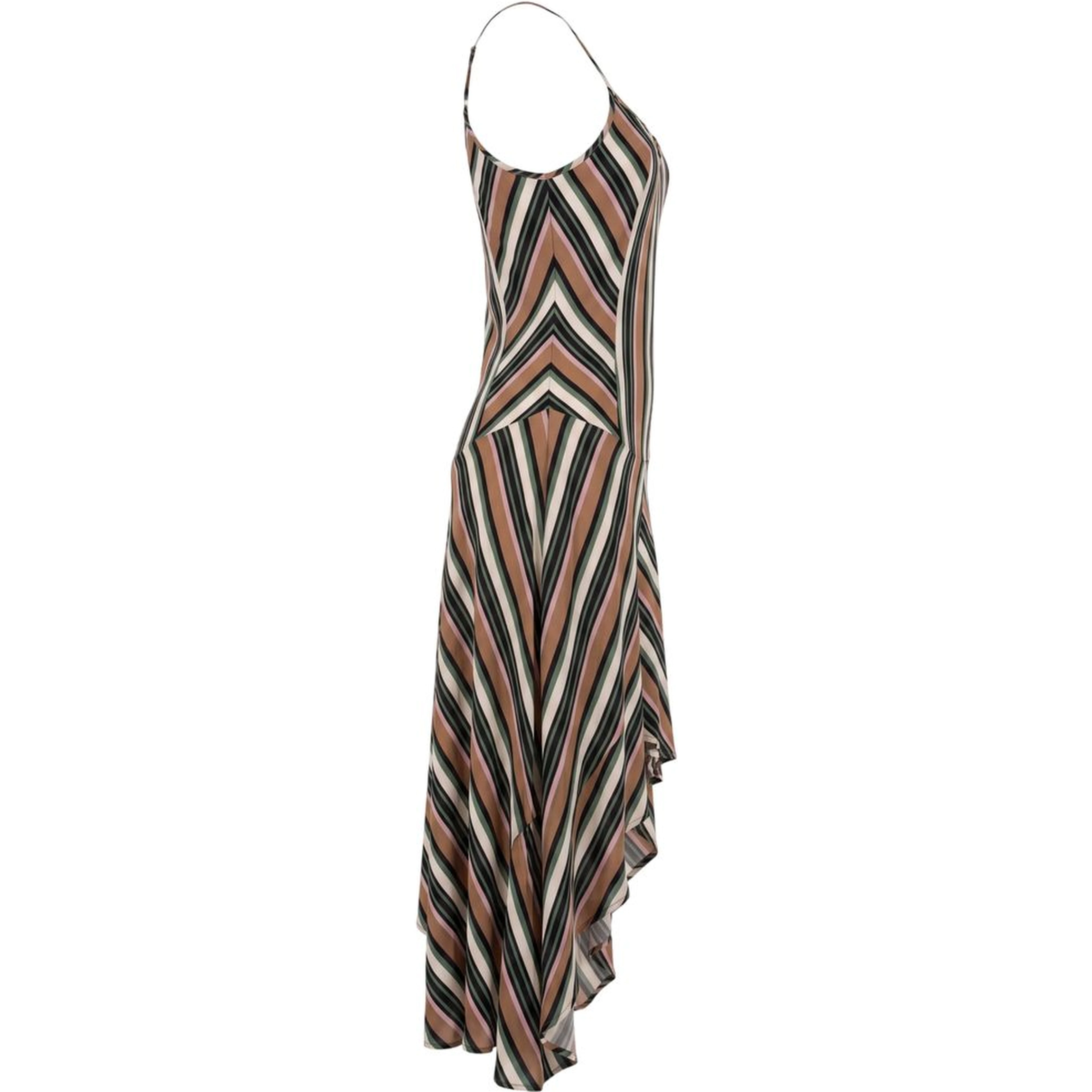 Brown Viscose Women Dress