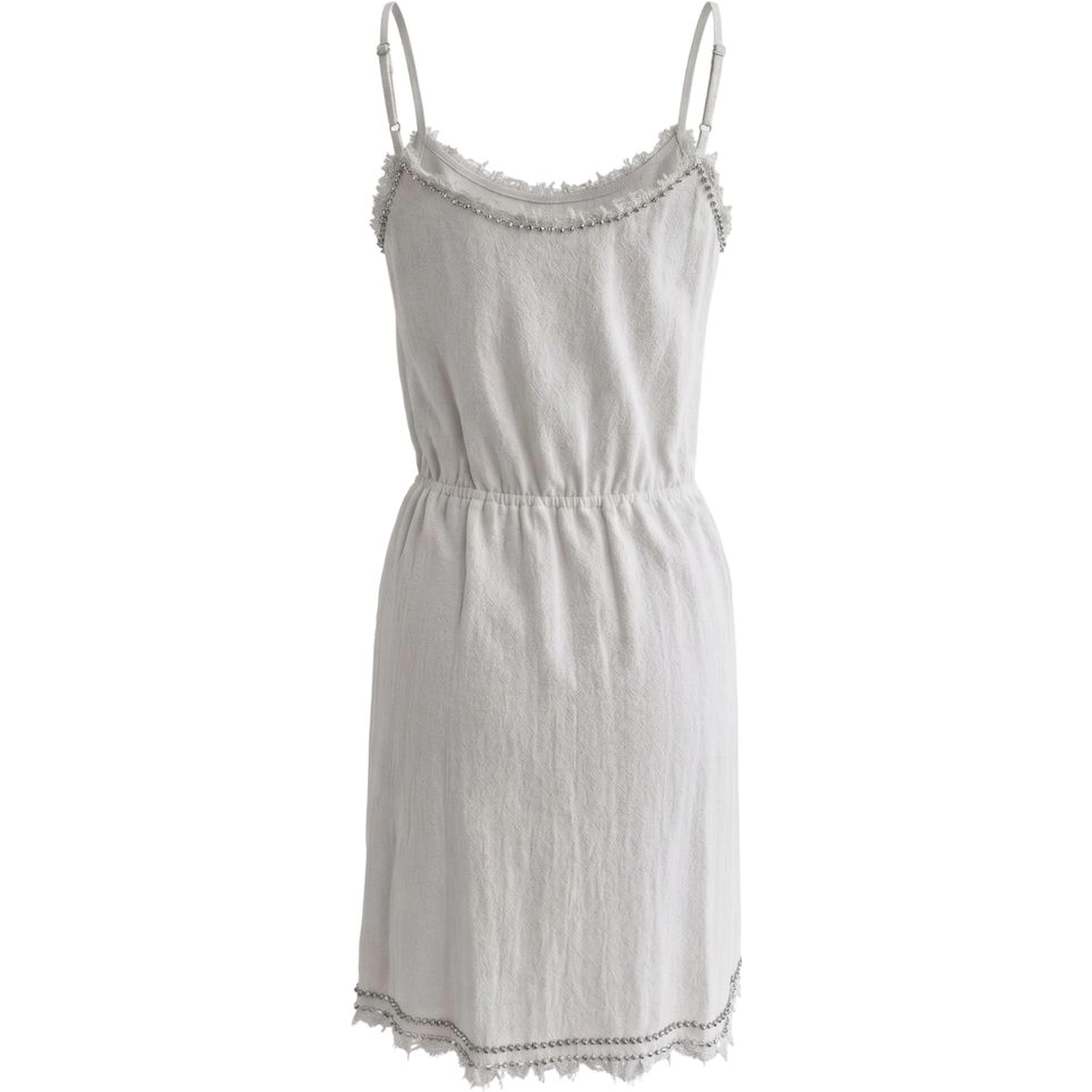 White Cotton Women Dress