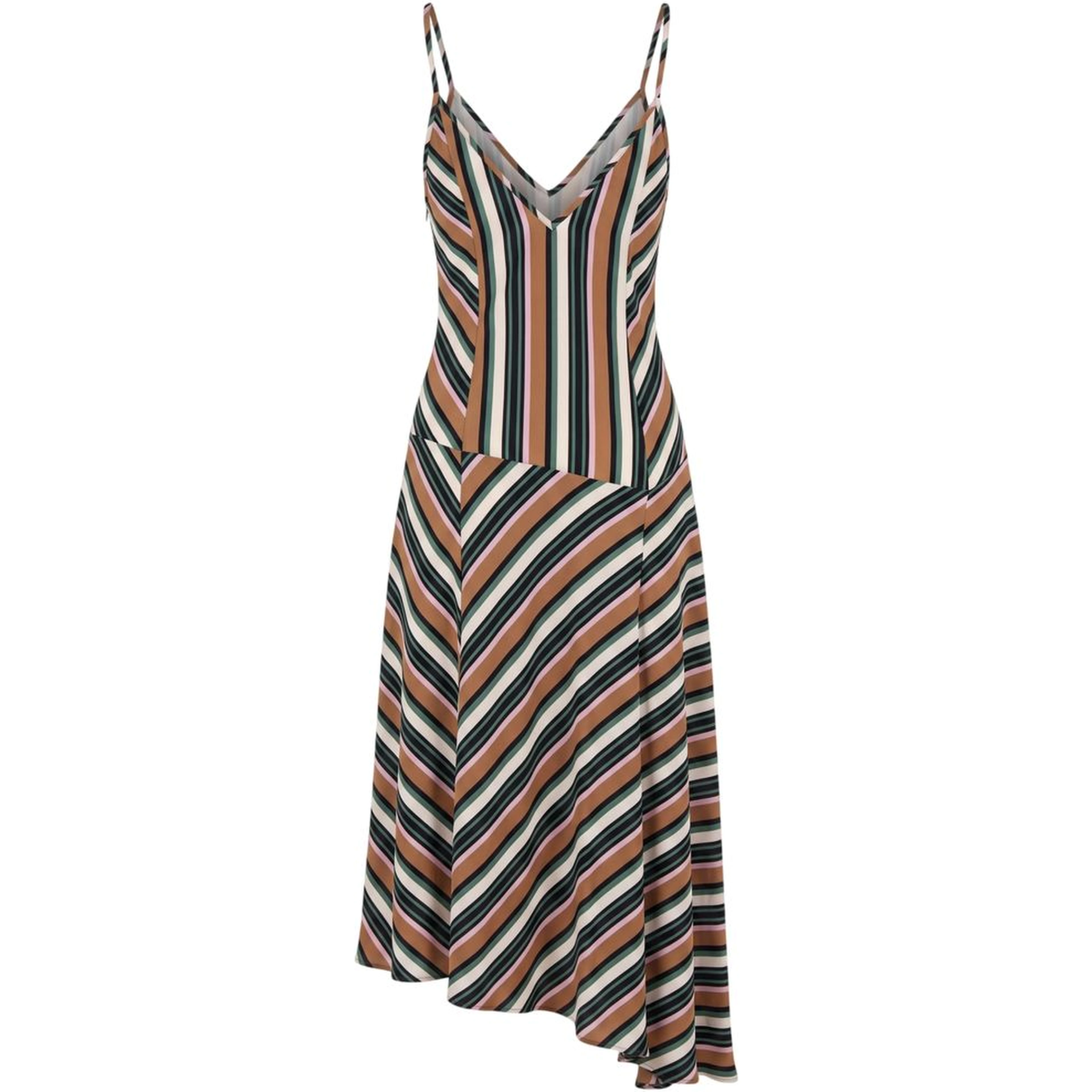 Brown Viscose Women Dress