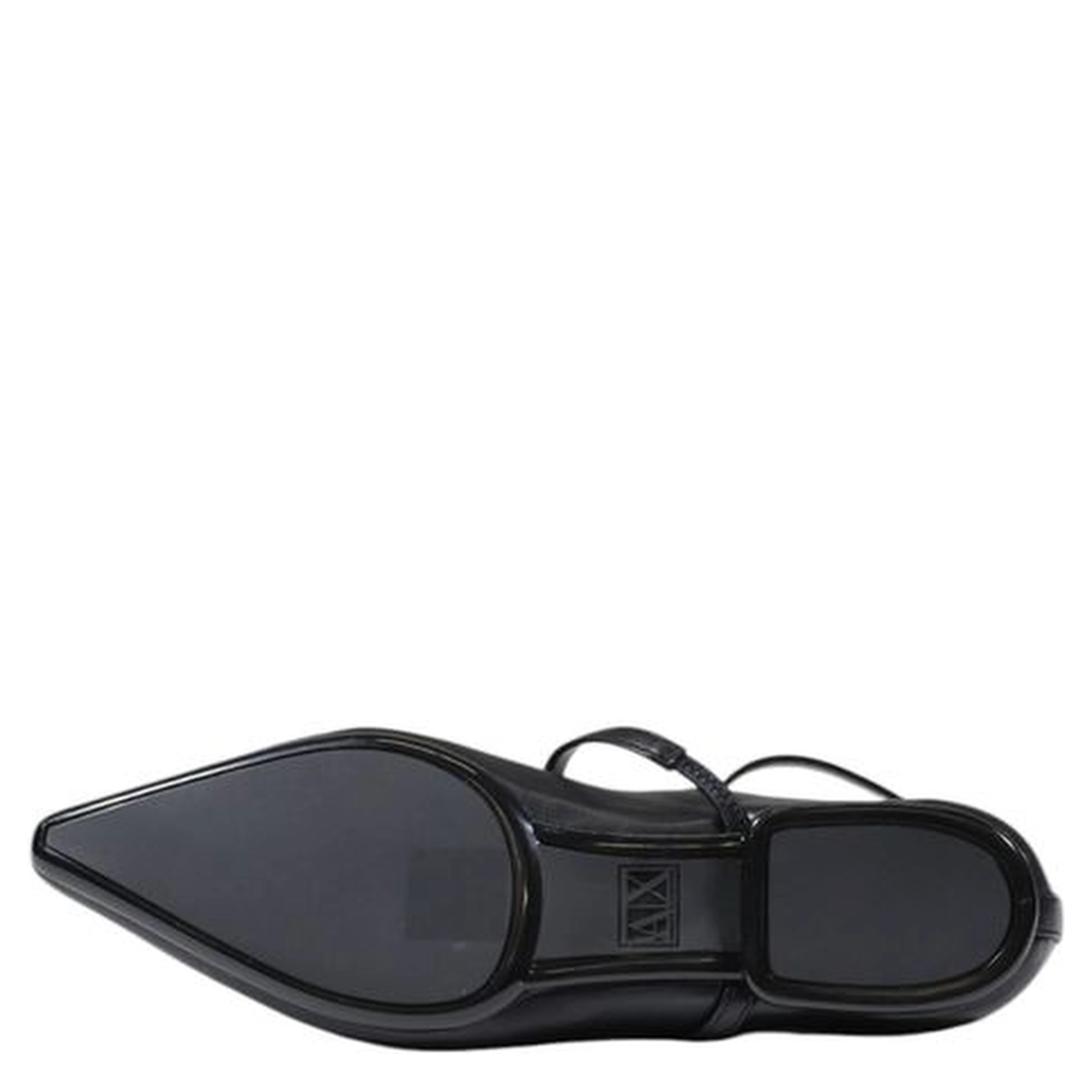 Black Polyester Platform Pumps