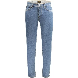 Blue Cotton Men's Jeans