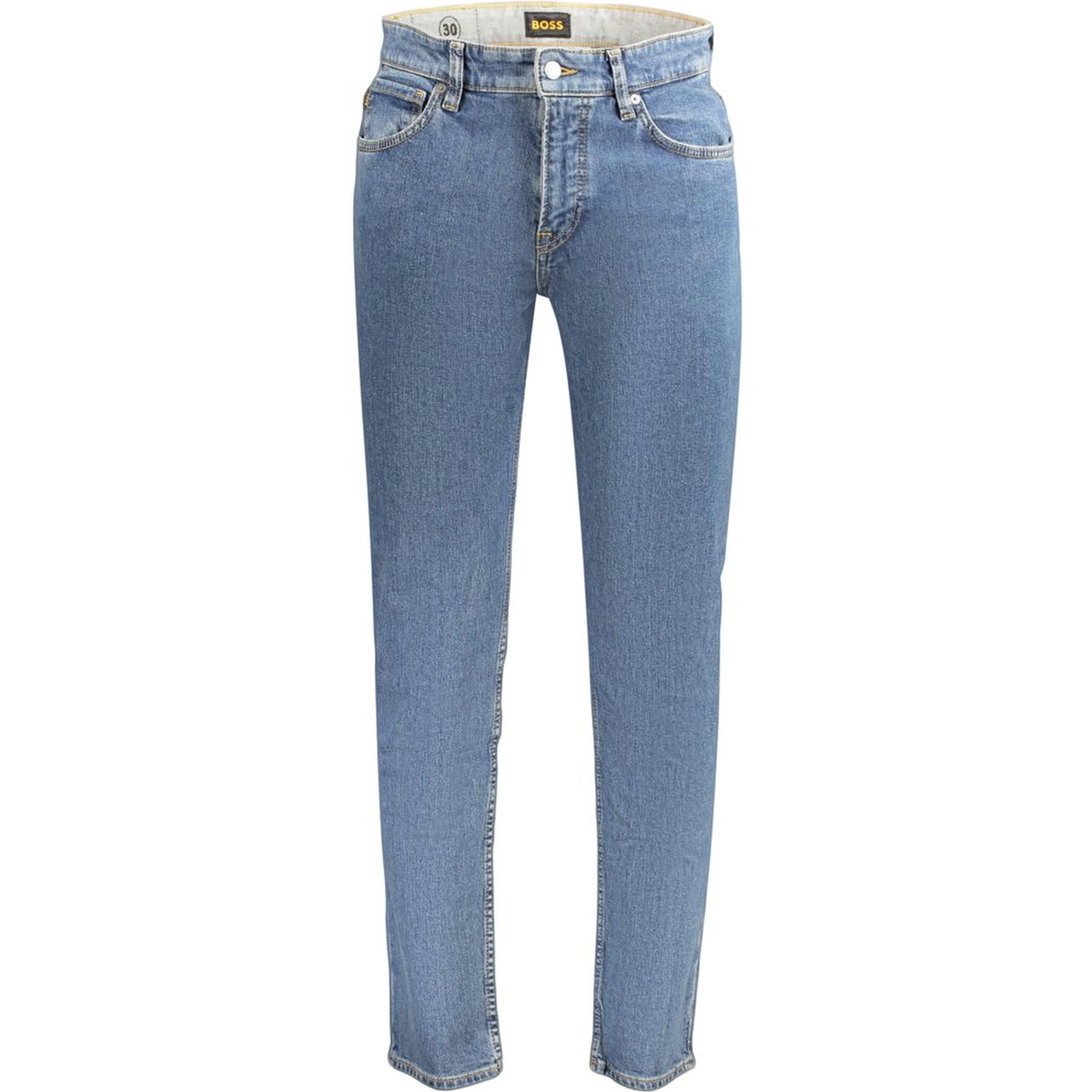 Blue Cotton Men's Jeans
