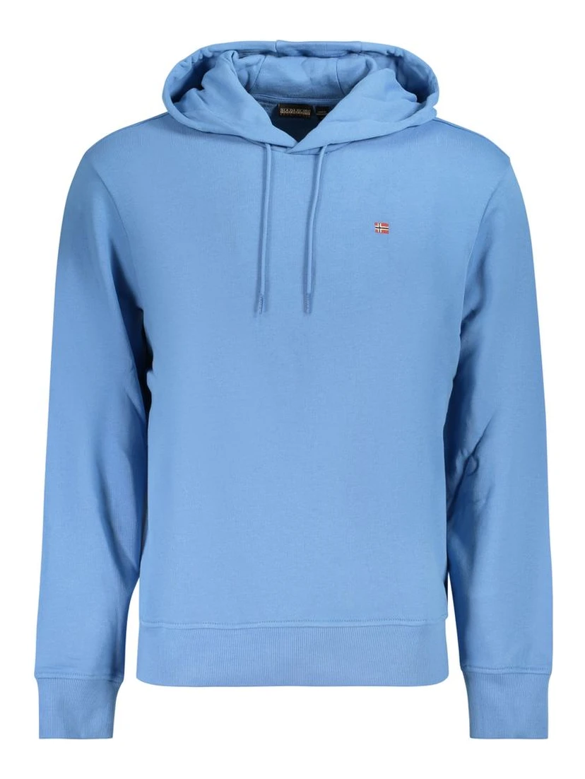 Azzurro Cotton Men's Hoodie