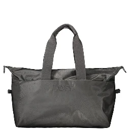 Black Polyurethane Men's Bag