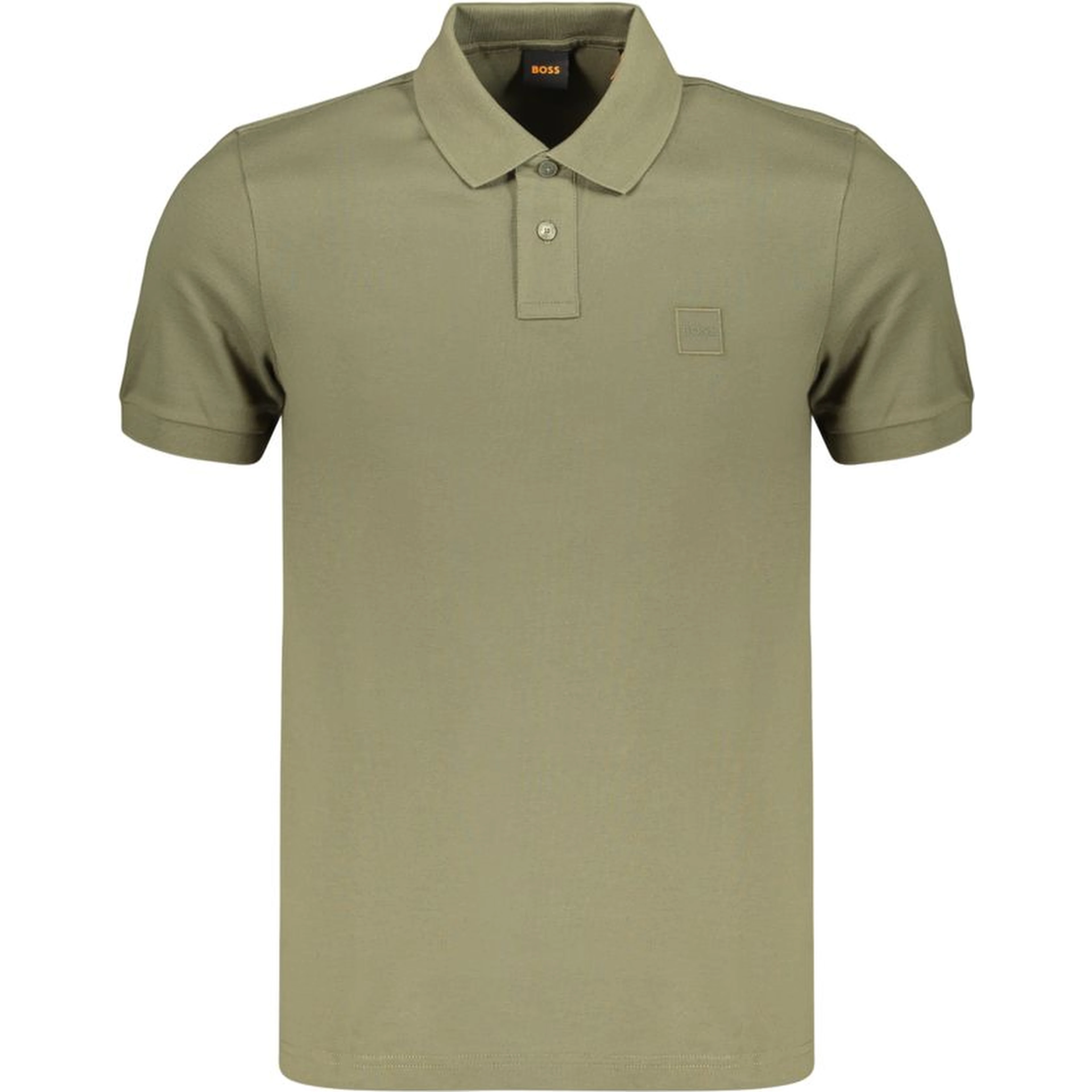 Green Cotton Men's Polo Shirt