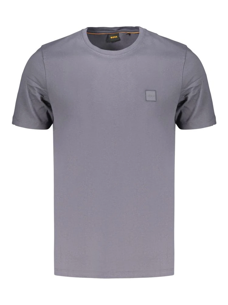 Blue Cotton Men's T-Shirt