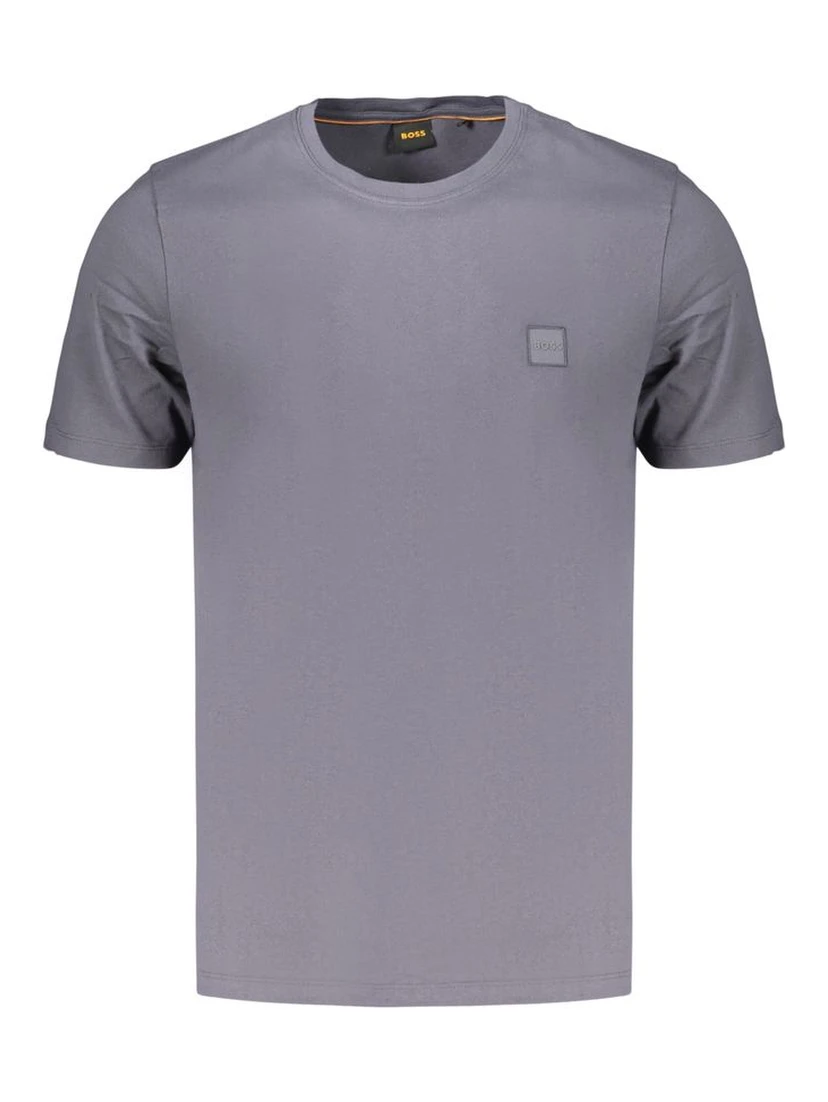 Blue Cotton Men's T-Shirt
