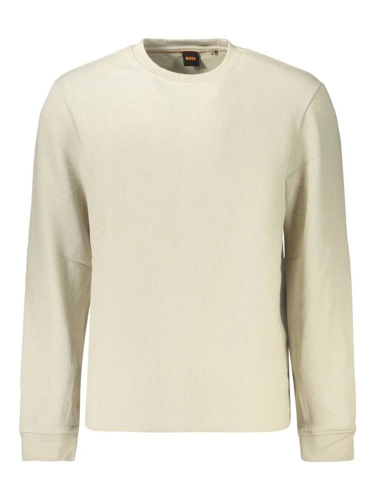 Beige Cotton Men's Shirt