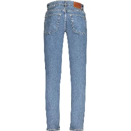 Blue Cotton Men's Jeans