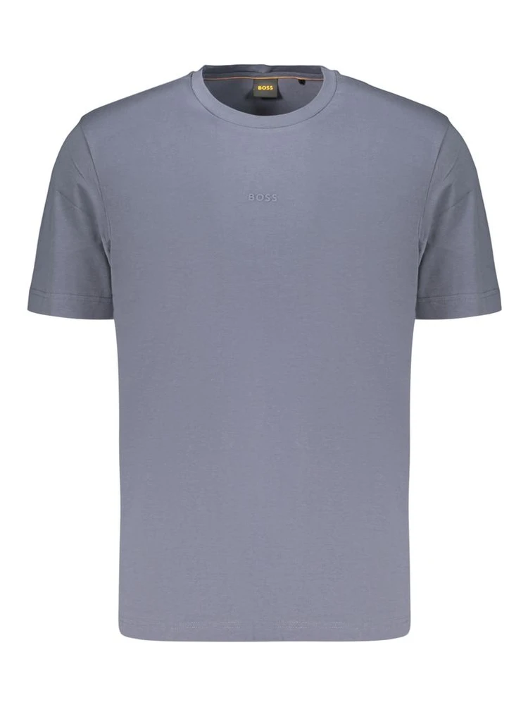 Blu Cotton Uomo T-Shirt