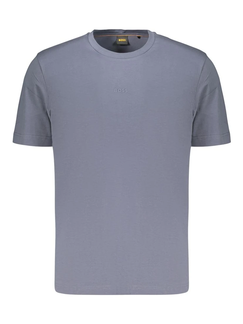 Blu Cotton Uomo T-Shirt