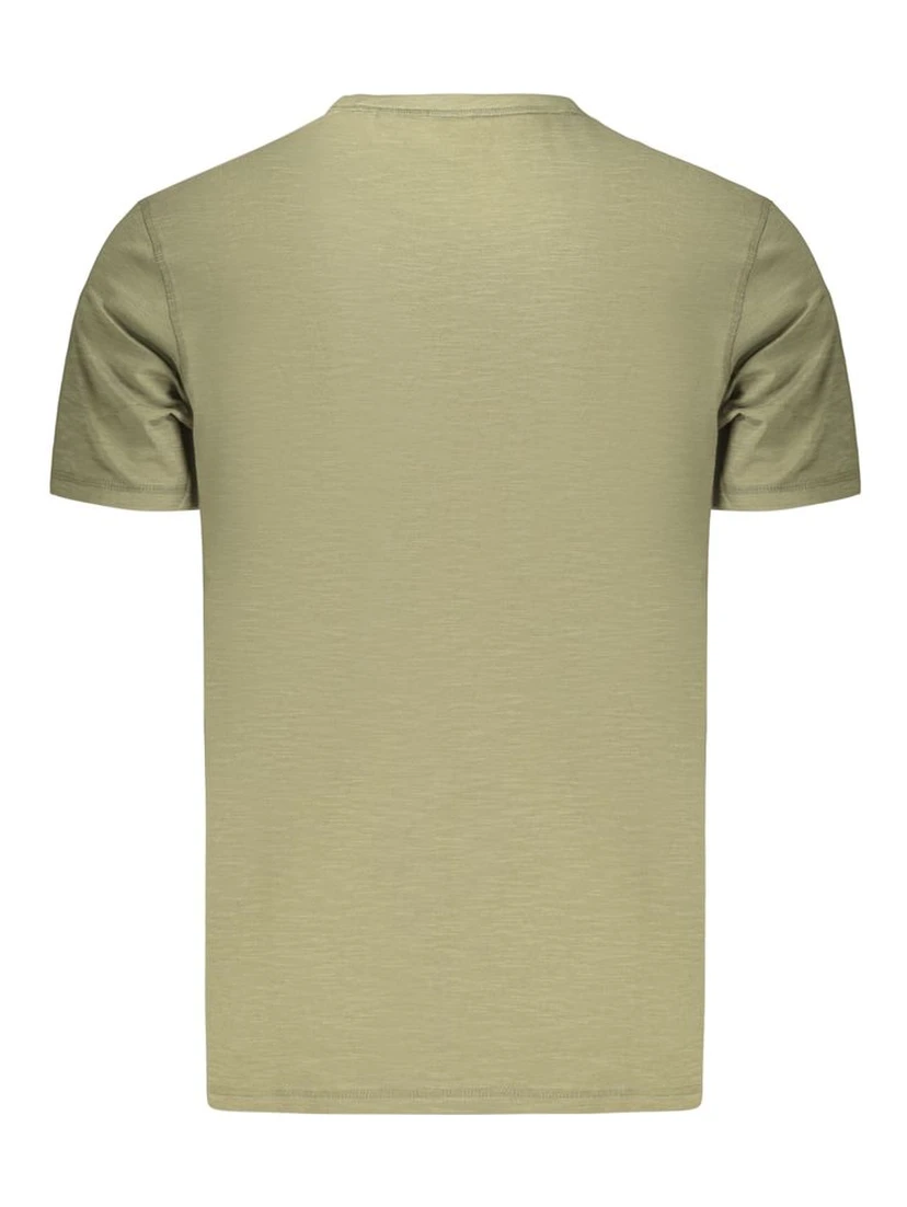 Green Cotton Men's T-Shirt