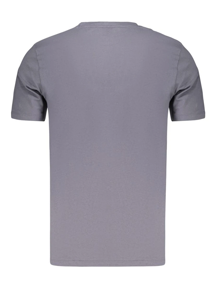 Blue Cotton Men's T-Shirt