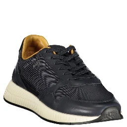 Blue Leather Men's Sneaker