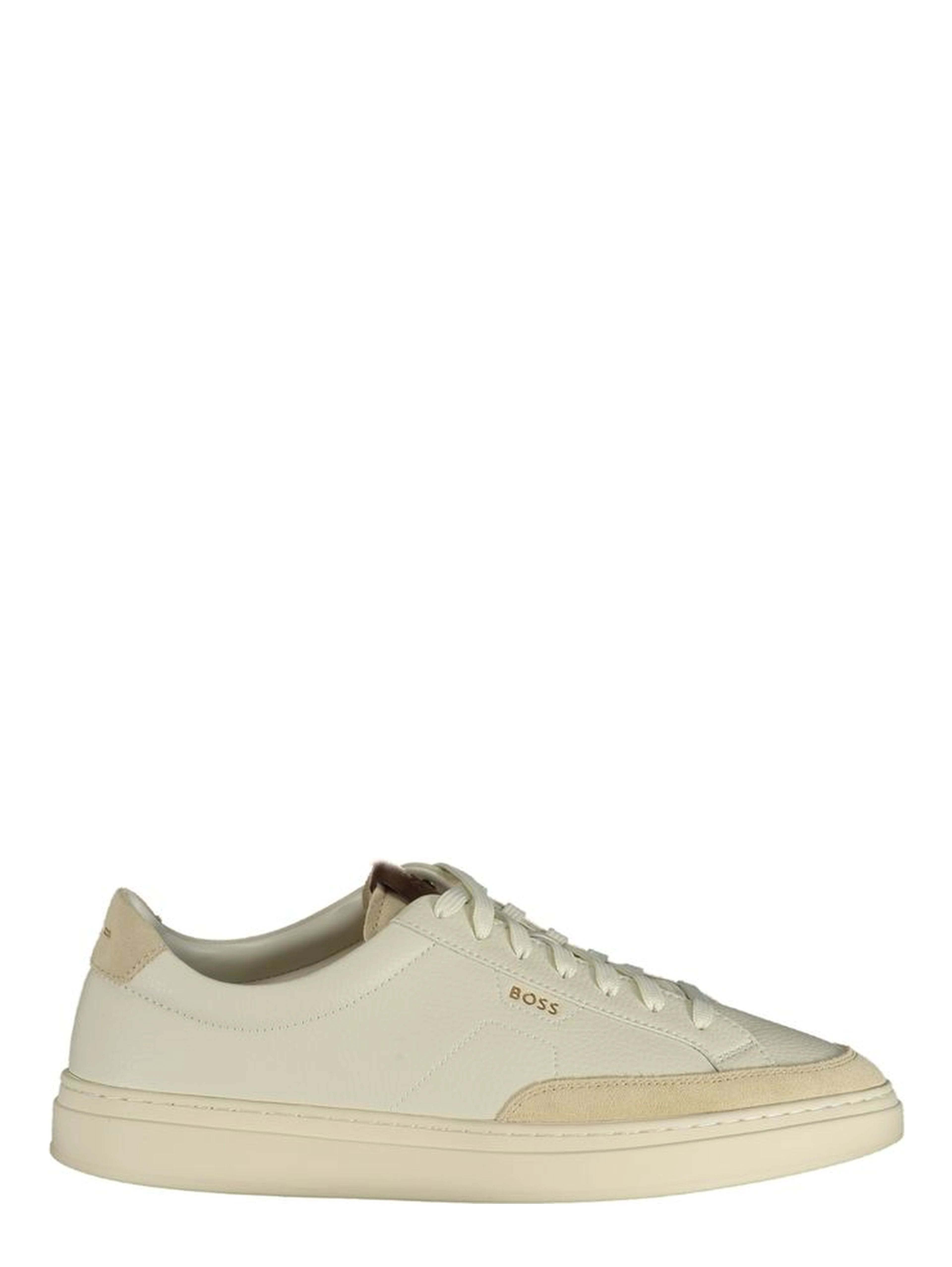 Bianco Pelle Uomo Sneaker