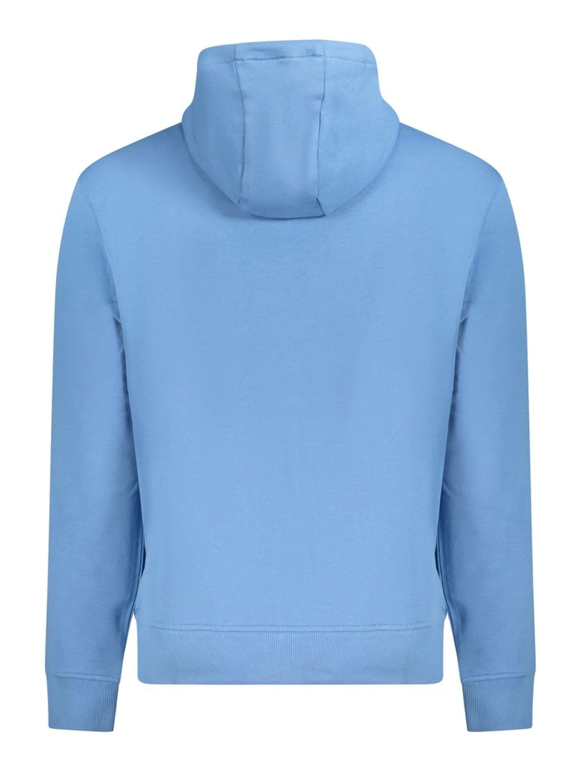 Azzurro Cotton Men's Hoodie