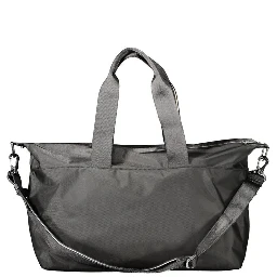 Black Polyurethane Men's Bag