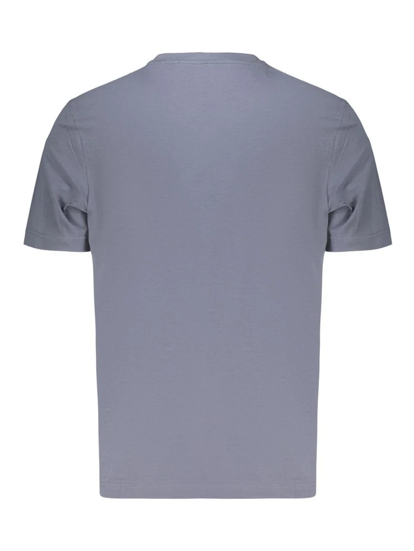 Blu Cotton Uomo T-Shirt