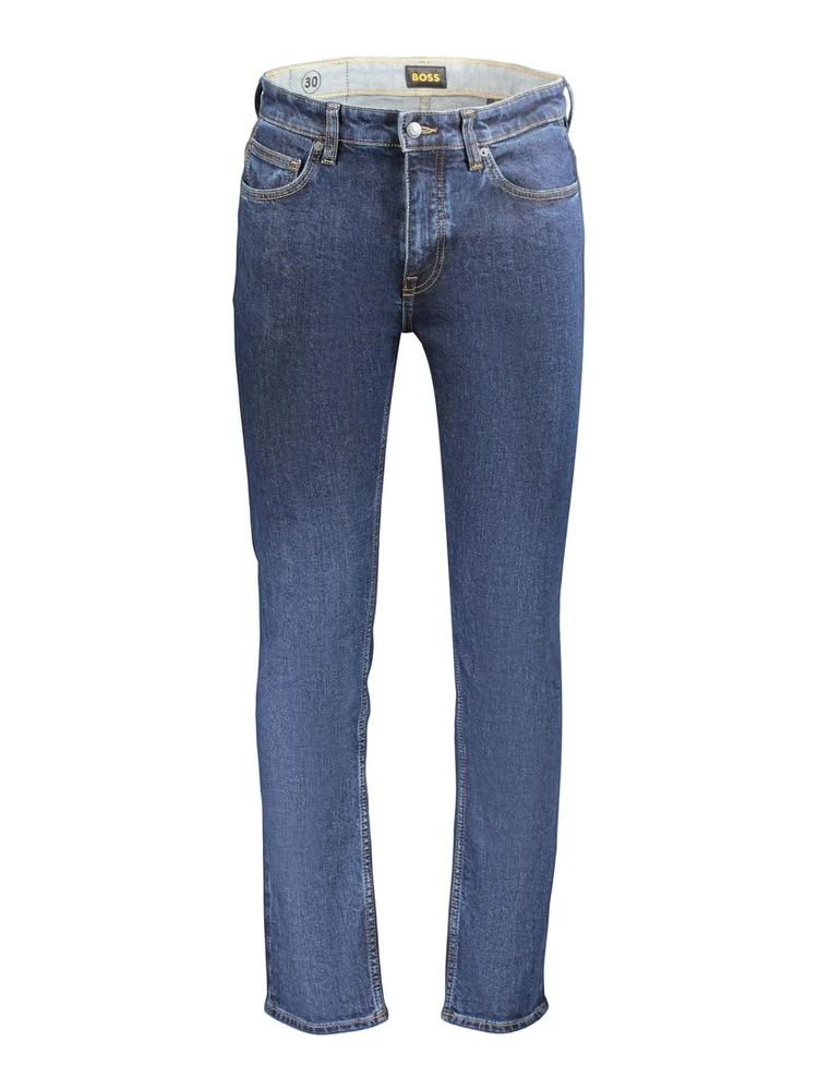 Blue Cotton Men's Jeans