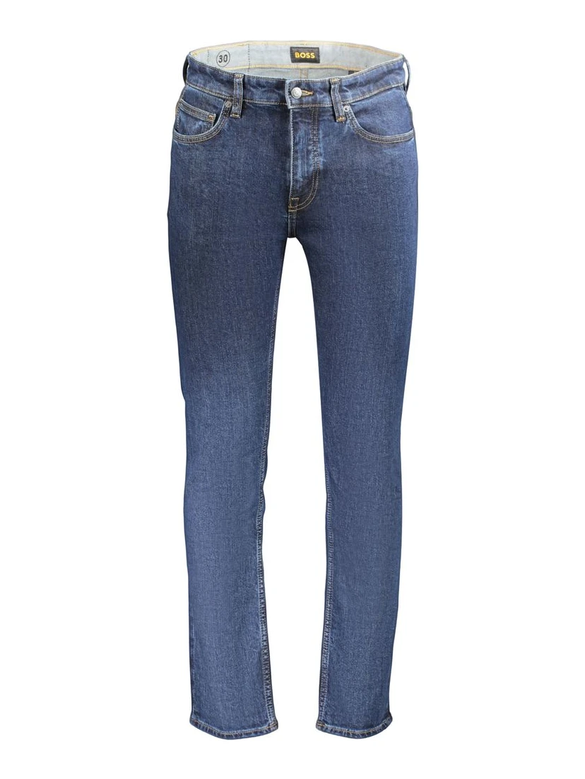 Blue Cotton Men's Jeans