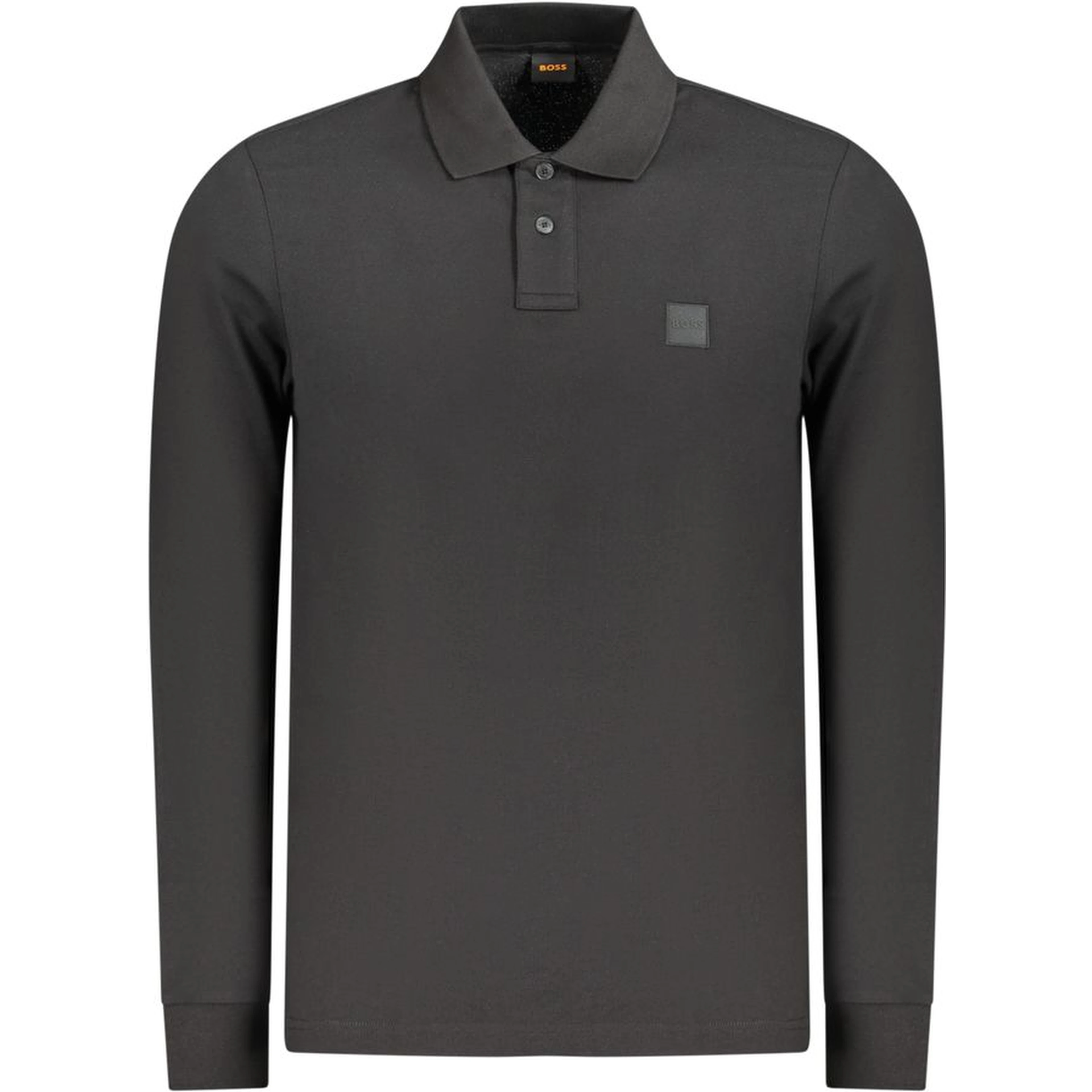 Black Cotton Men's Polo Shirt