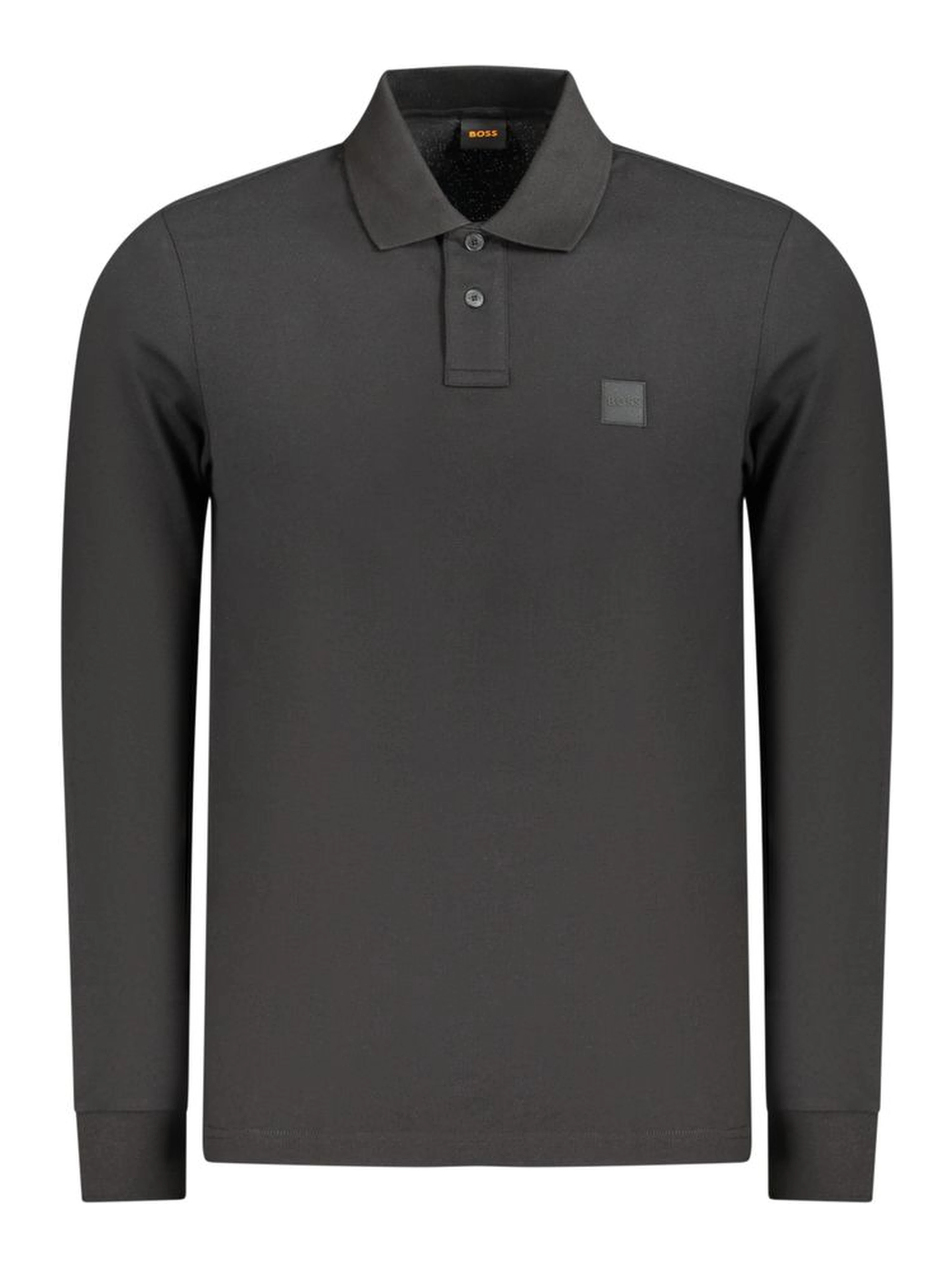 Black Cotton Men's Polo Shirt