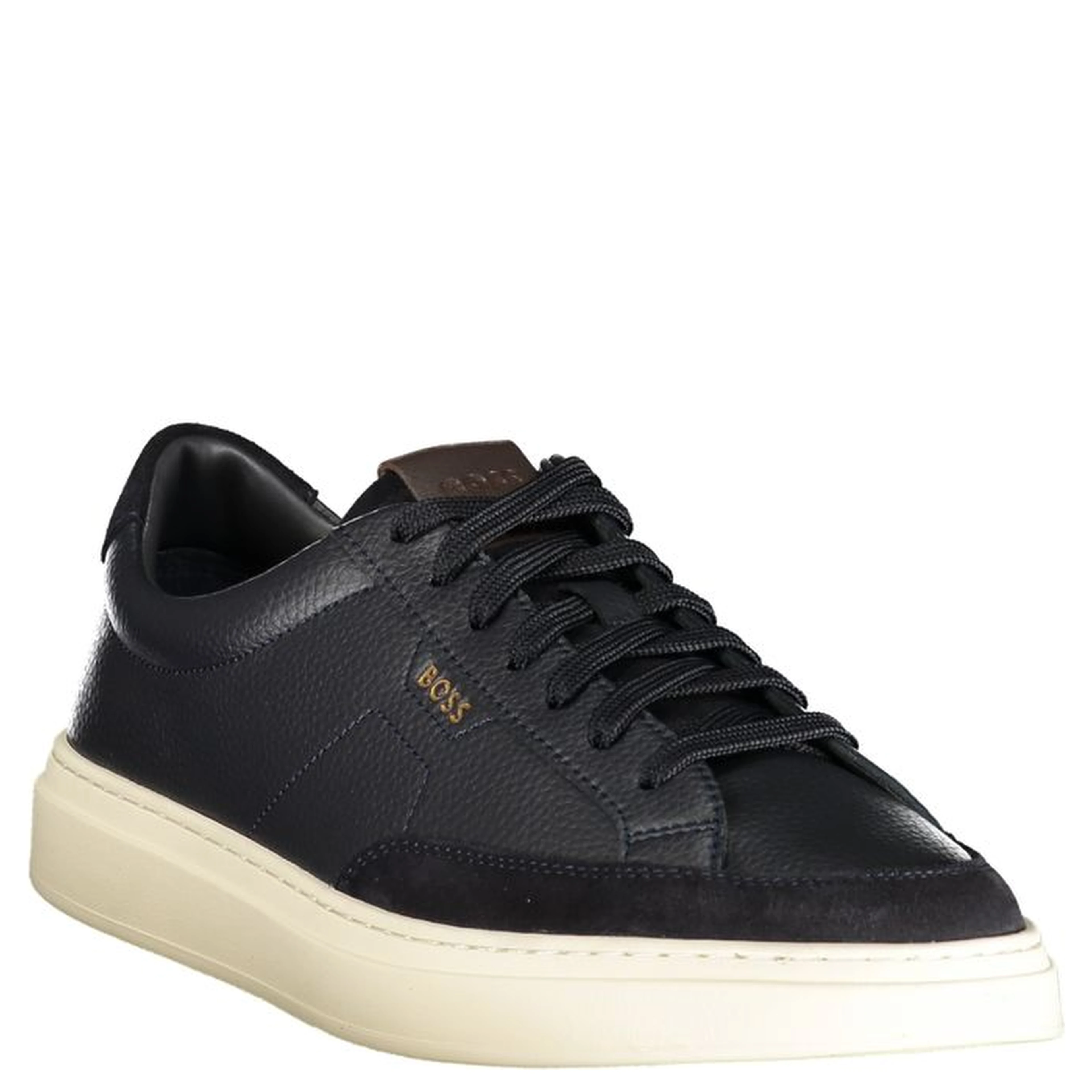 Blue Leather Men's Sneakers