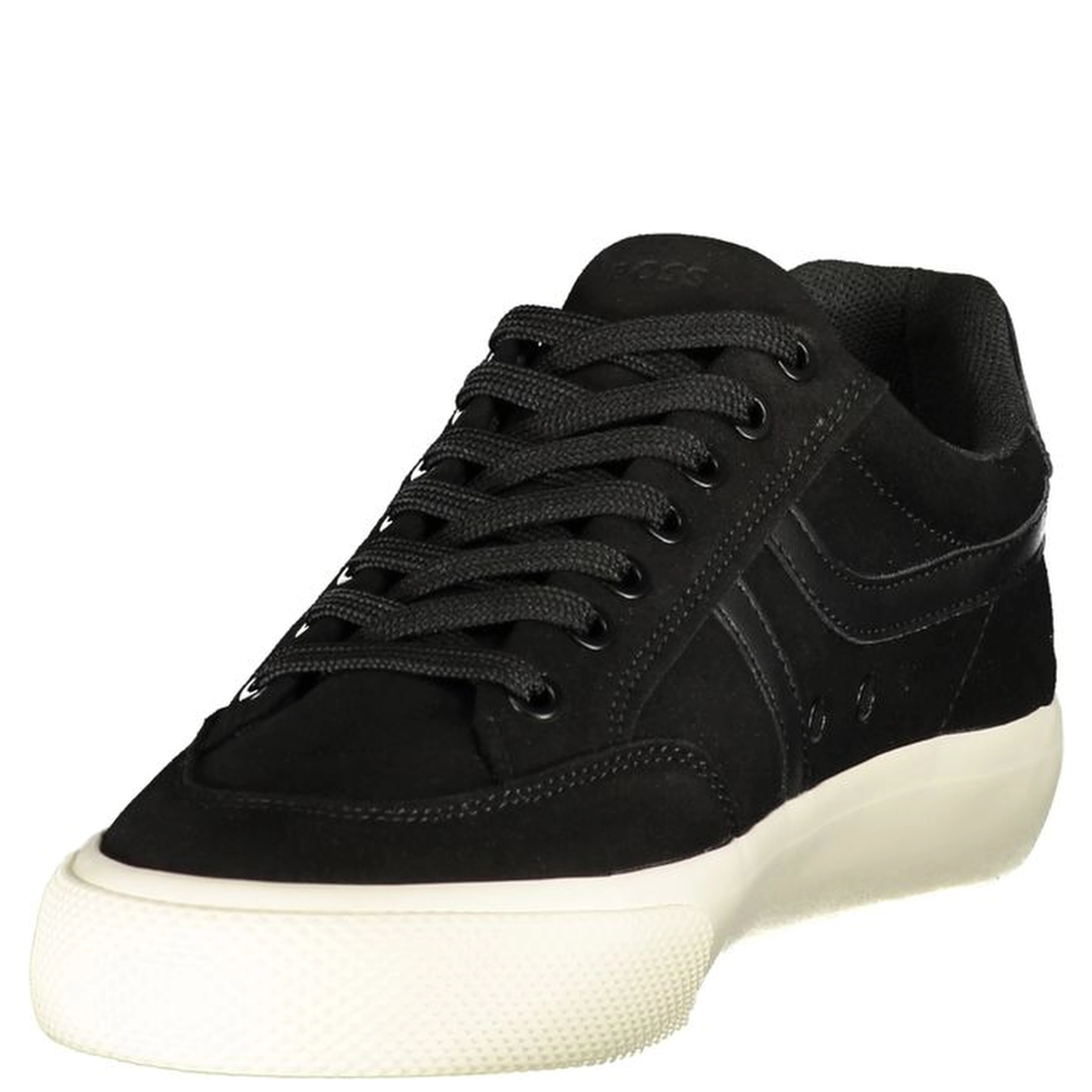 Black Polyurethane Men's Sneaker