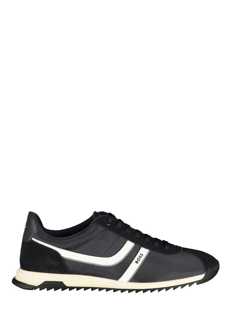 Blue Polyurethane Men's Sneaker