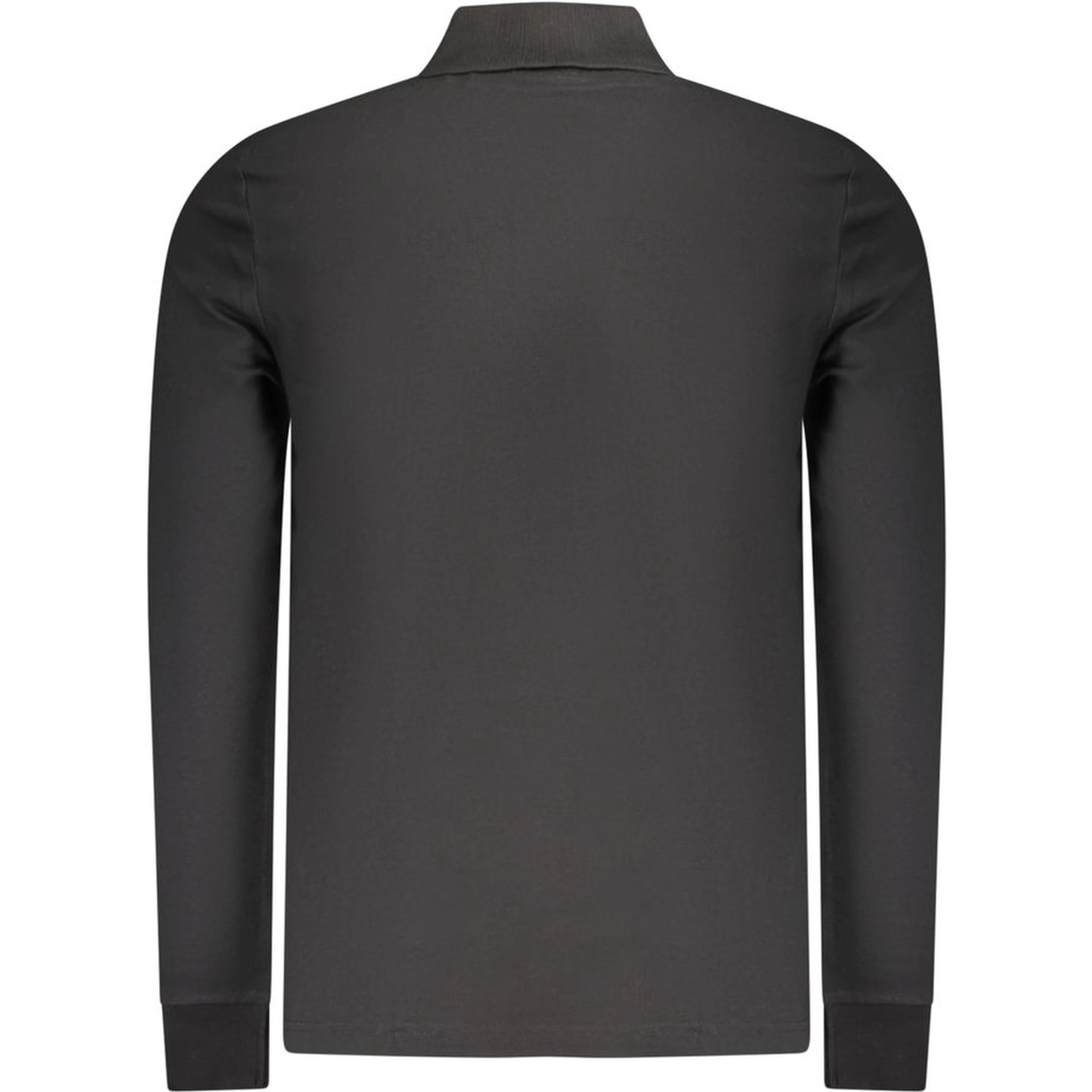 Black Cotton Men's Polo Shirt