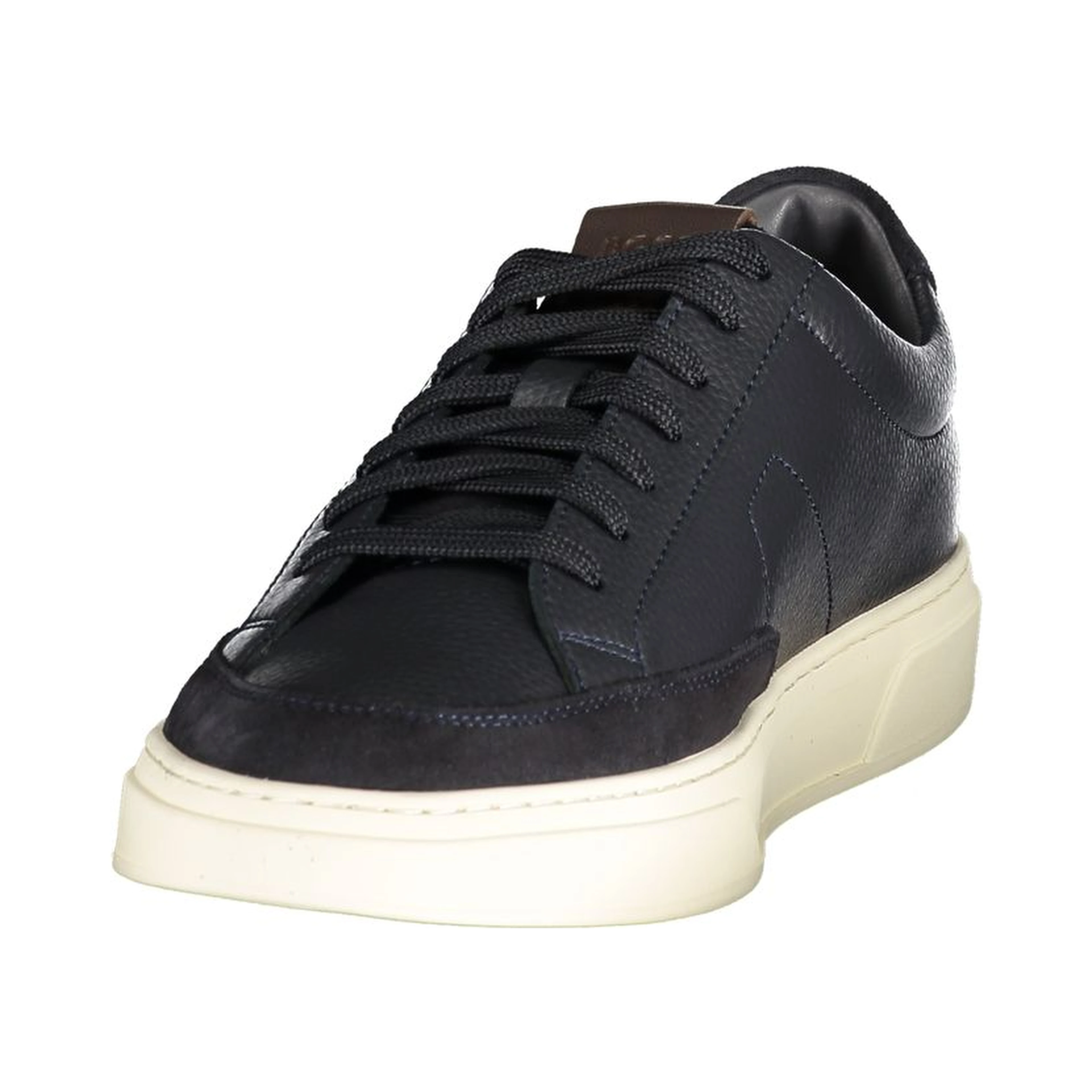 Blue Leather Men's Sneakers