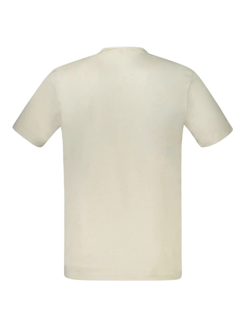 Beige Cotton Men's T-Shirt