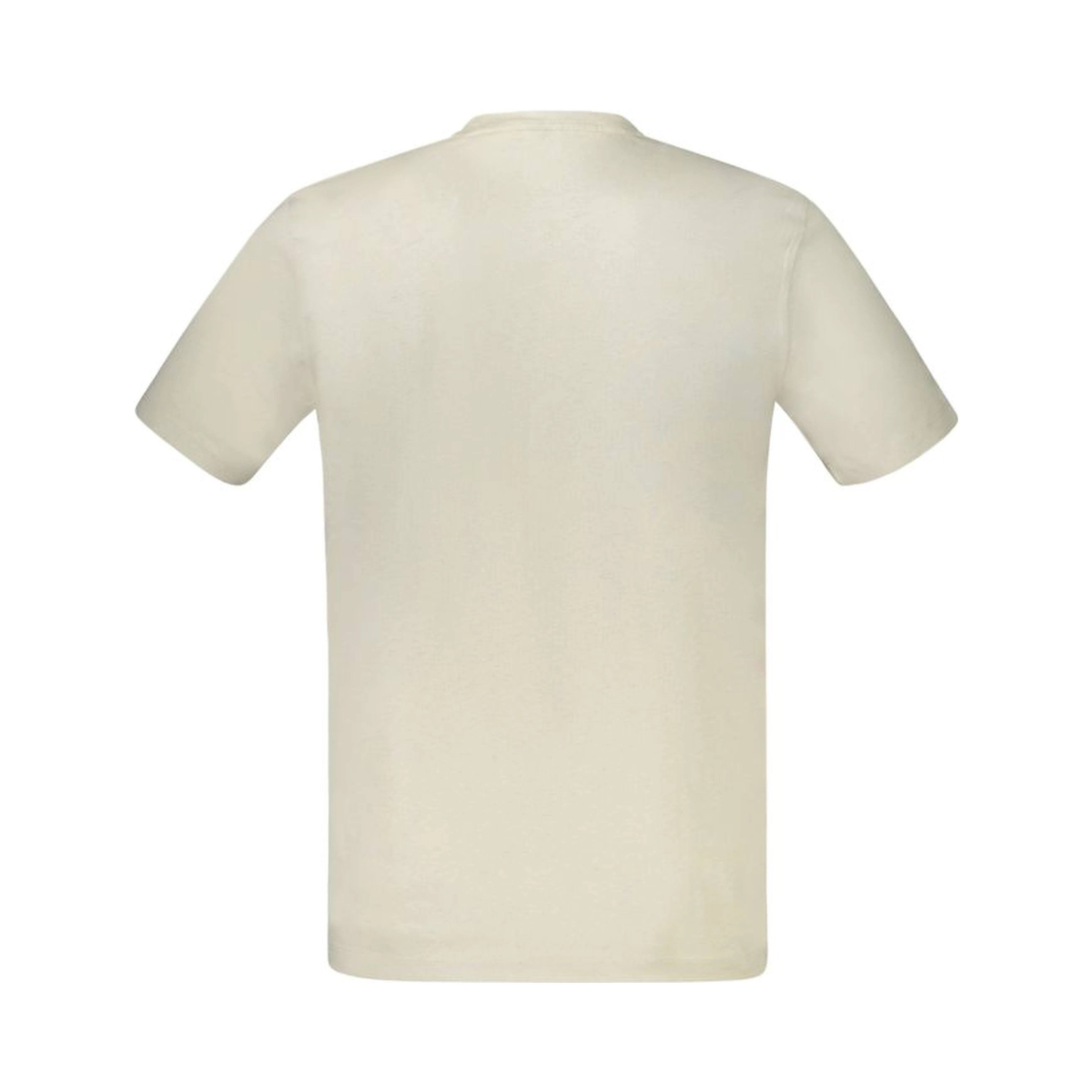 Beige Cotton Men's T-Shirt