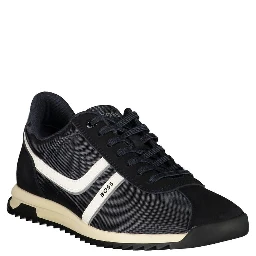 Blue Polyurethane Men's Sneaker