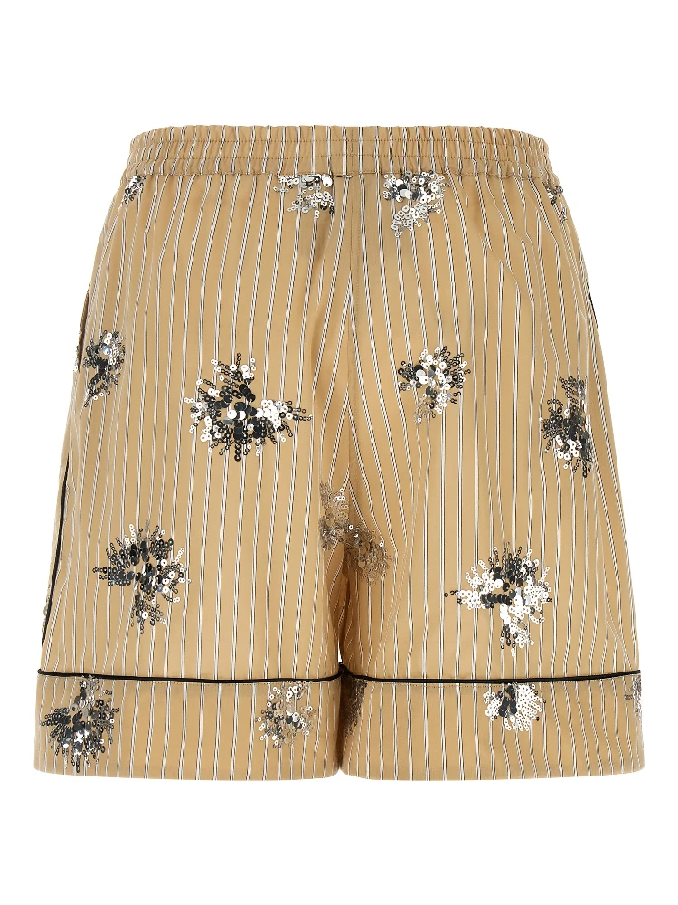 Beige Cotton Bermuda Shorts alternative