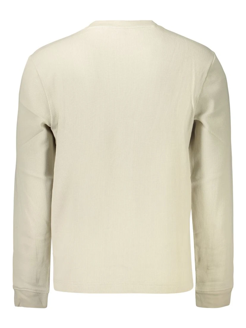 Beige Cotton Men's Shirt
