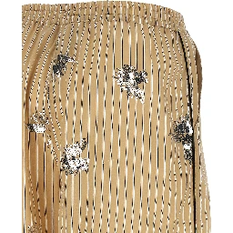 Beige Cotton Bermuda Shorts