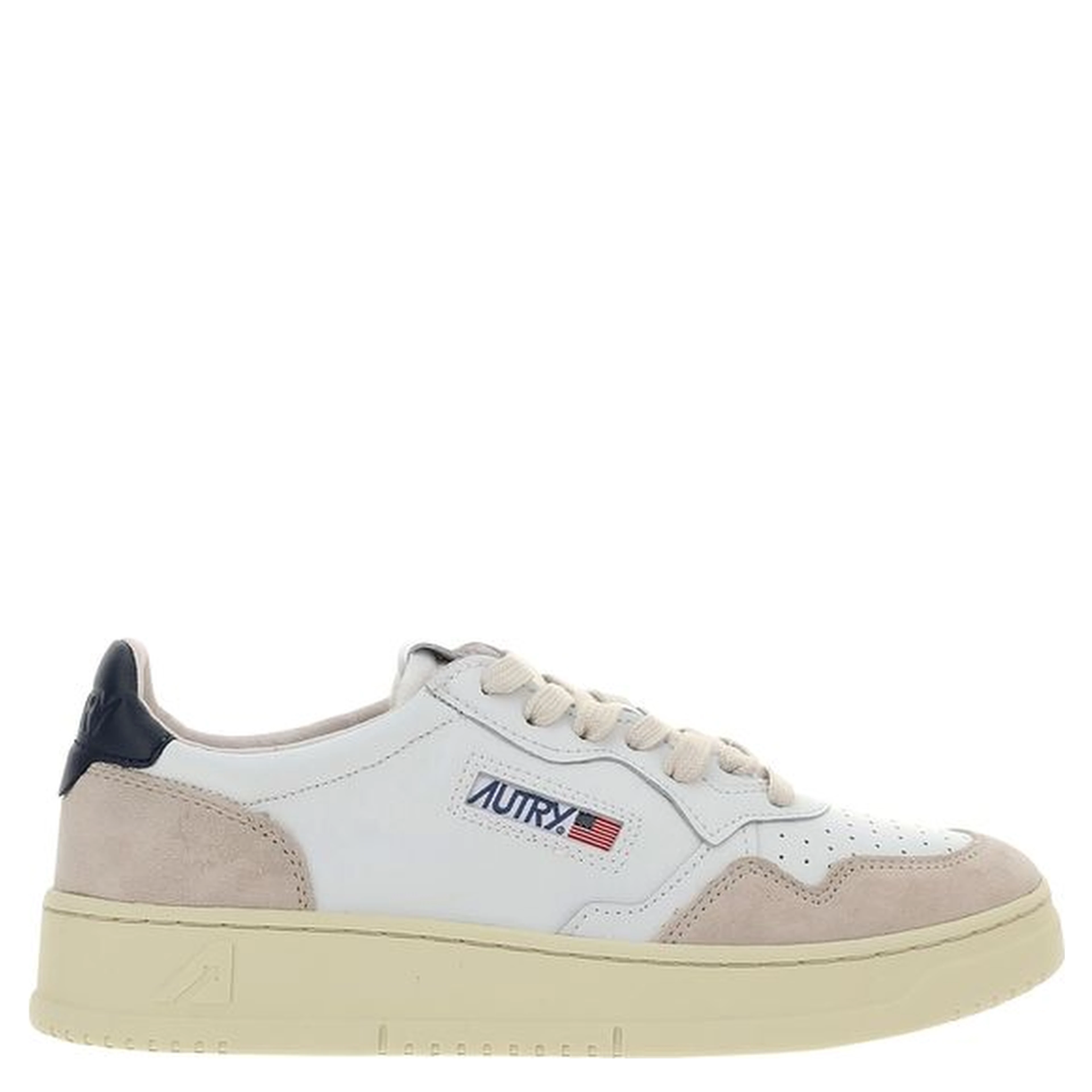 White Rubber Low Top Sneakers