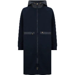 Blue Cotton Coat