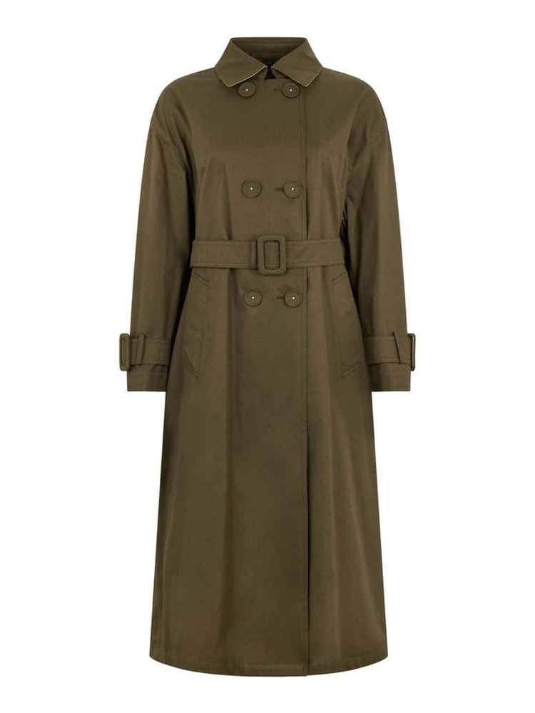 Bicolor Cotton Coat