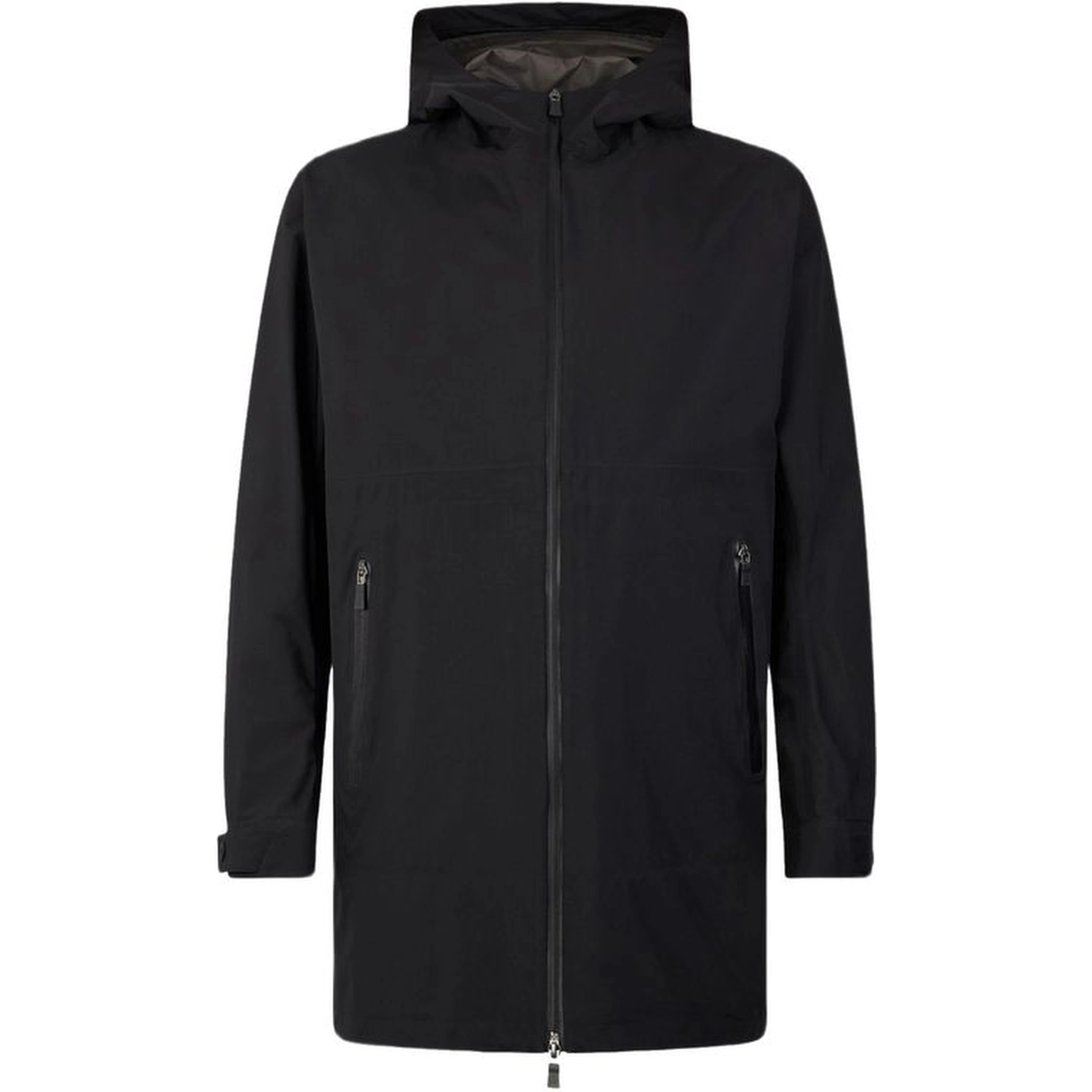 Black Polyester Coat