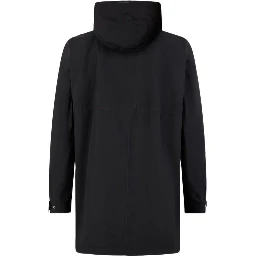 Black Polyester Coat