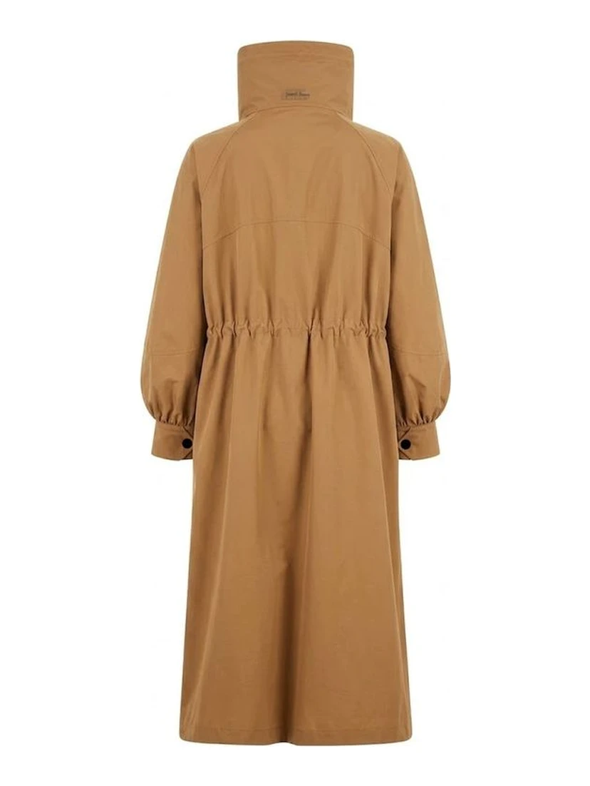 Brown Polyester Coat