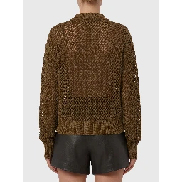 Film cotton cord cardigan