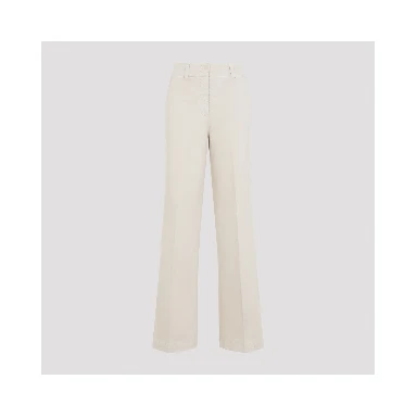WIDE LEG BUL COTTON PANTS