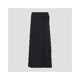 MILE KNIFE PLEAT BELTED SKIRT