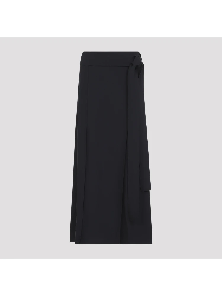 MILE KNIFE PLEAT BELTED SKIRT