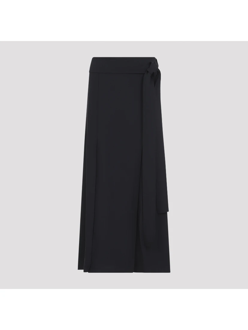 MILE KNIFE PLEAT BELTED SKIRT
