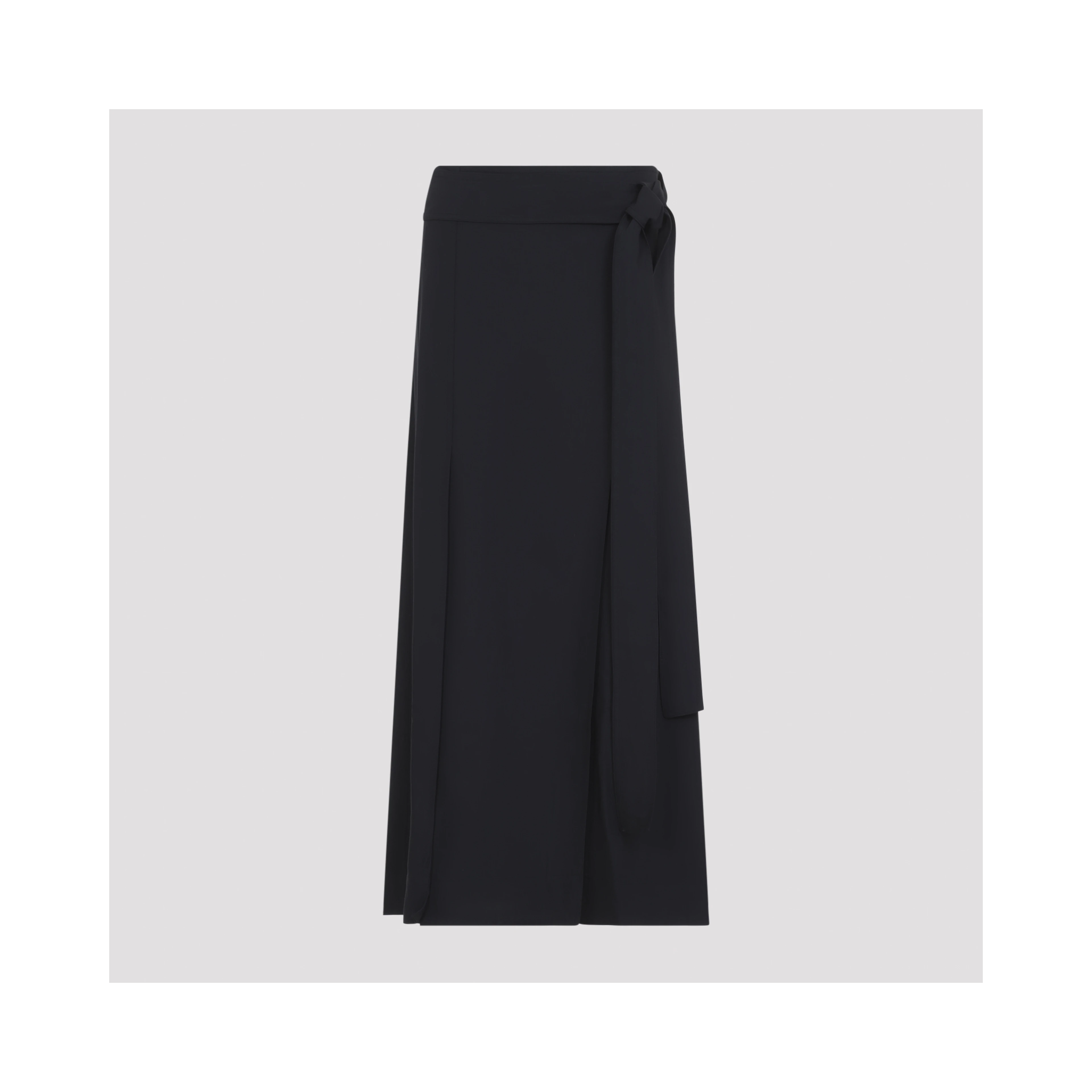 MILE KNIFE PLEAT BELTED SKIRT