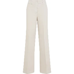 WIDE LEG BUL COTTON PANTS